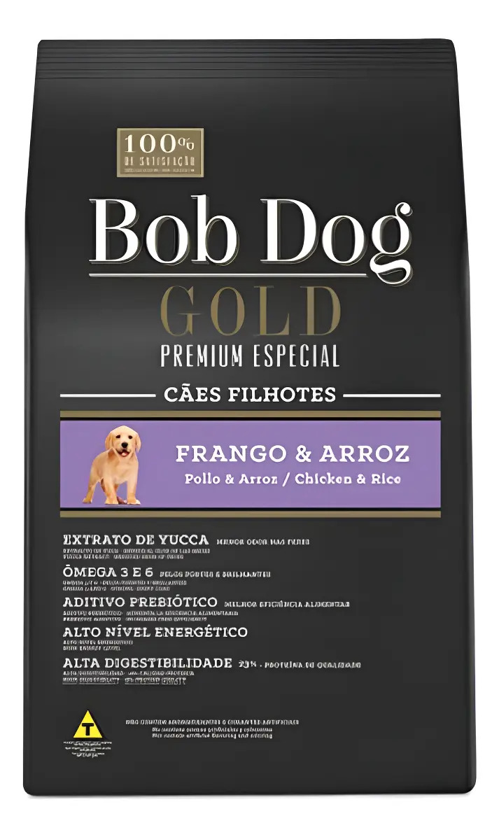 Ração Cães Premium Especial Bob Dog Gold Filhotes 15kg