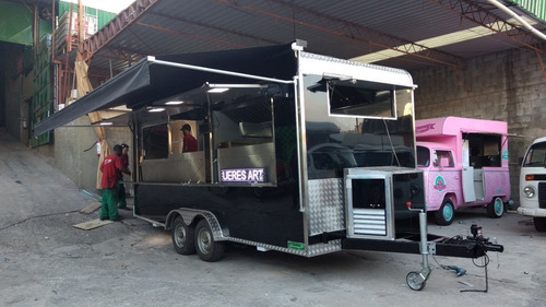 Food Truck Trailer Gl 2x1.6m Marca Bumerangue Sob Encomenda