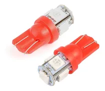Comprar Bombillo Muelita Led T10 Led Roja 5 Led Tienda Fisica