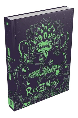 Rick And Morty Libro De Arte Brilla En La Oscuridad Vol.2