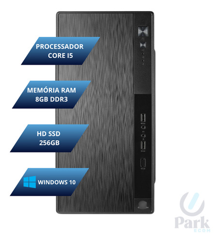 Computador Pc Cpu Intel Core I5 8gb Ram Ssd 256gb Windows 10