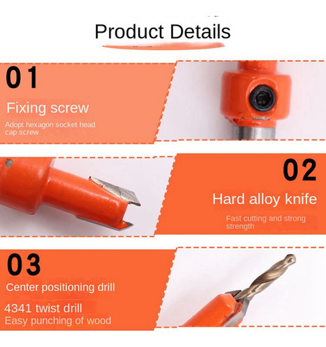 Para 2pcs Perforadora Redonda Tapas For Tornillos,