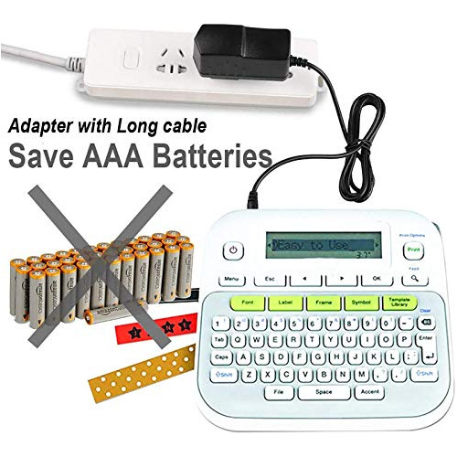 Adaptador De Corriente Alterna De 9 V Para Brother P-touch P