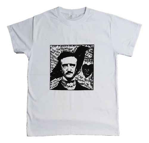 Remera Edgar Allan Poe 100% Algodón