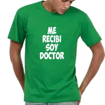 Comprar Remera De Hombre Me Recibi Soy Doctor Medico Abogado M15