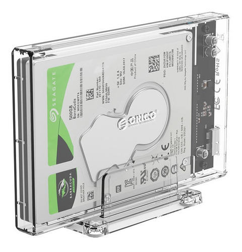 Orico Case Hd/ssd 2.5 Usb 3.0 Transparente Suporte 2159u3cr