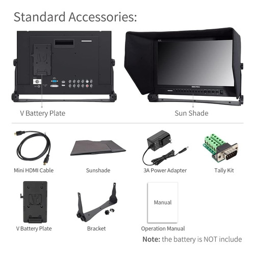 Seetec P173-9hsd 17.3 Pulgadas 1920x1080 Monitor De Escritor