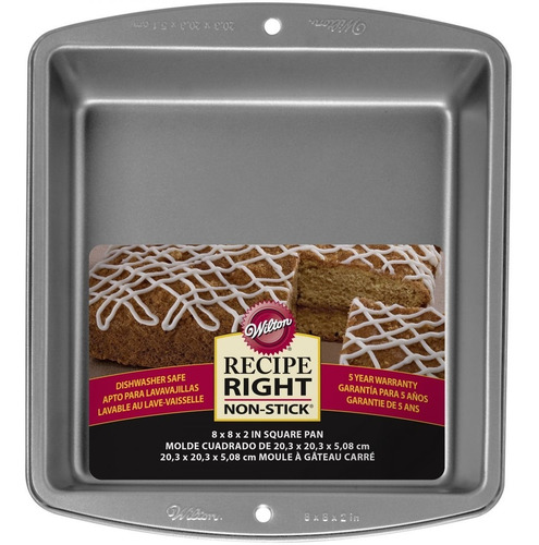 Imagen 1 de 5 de Molde Torta Cuadrado Brownies Galletitas Wilton Titanweb
