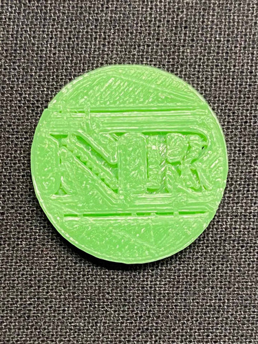 Imagen 2 de 4 de Ficha - Numismatica Rosario - Coin Show 2019 - Verde