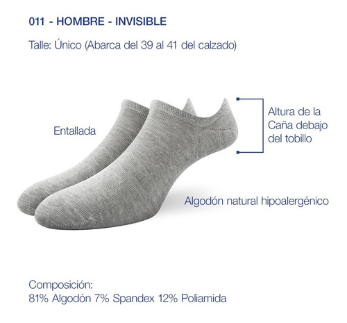 Pack X12 Elemento Hbre. Soquetes Invisibles Liso Y Est A.011