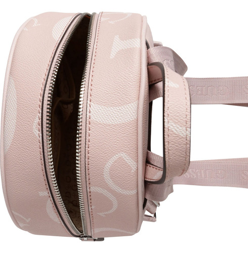 Mochila Guess Factory Cc961730-pwd Acabado de los herrajes Níquel Color Rosa Correa de hombro Rosa Diseño de la tela Lisa