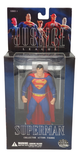 Figura Dc Direct Superman Serie 1  2005 Alex Ross Justice L