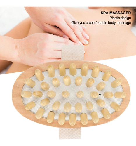 Cepillo Exfoliante Corporal Y Masajeador Spa Para Mujeres Y