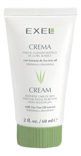 Crema Cuidado Piel Acneica 60g Acné Antiséptica Exel