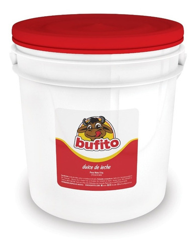 Dulce De Leche Bufito | Galón De 5kg | Arequipe Premium