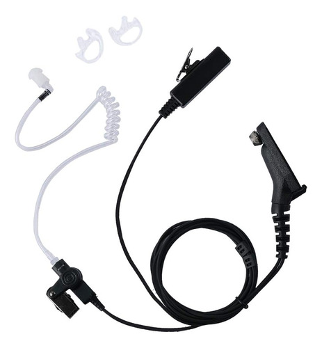 Auricular Caroo Xpr 7550, Kit De Vigilancia De 2 Cables Con 