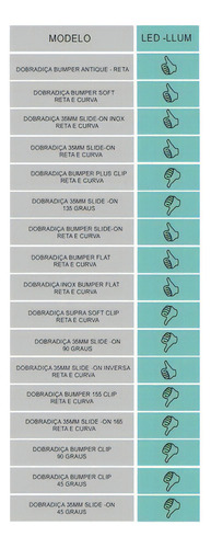 02 Luminária Inteligente Led Automática Dobradiça Móveis