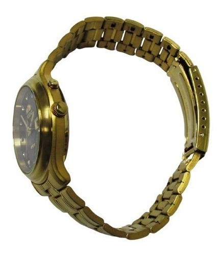 Relógio Orient Masculino Médio Automático Dourado Fem0301yf9