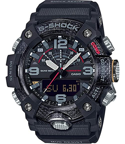 Casio - Reloj Digital Táctico G-shock Mudmaster, Negro,