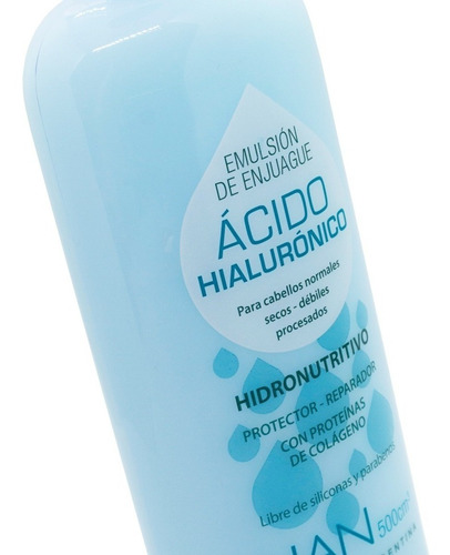 Imagen 5 de 6 de Acondicionador Han Ácido Hialurónico En Botella De 500ml