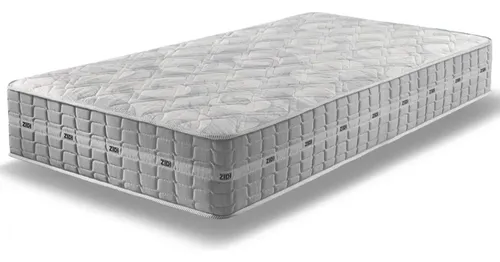 Colchão Solteiro Molas Ensacadas Alabama 88x188x24cm Cor Cinza