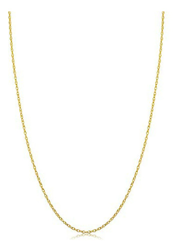 Cadena De Oro Amarillo Real 14k Kooljewelry Para Mujer