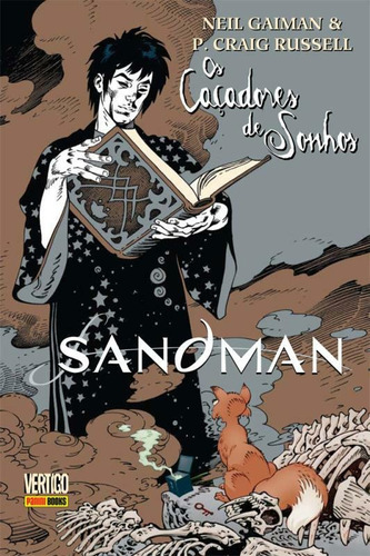 Sandman Apresenta vol 02 - Caçadores de Sonhos, de Gaiman, Neil. Editorial Panini Brasil LTDA, capa dura em português, 2005
