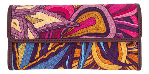 Cartera Bolsillo Uva Santuario Cactáceas Violeta Color Violetacbosusc