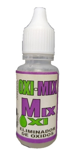 Imagen 2 de 4 de Eliminador De Óxido Oxi-mix Gotero 15 Ml