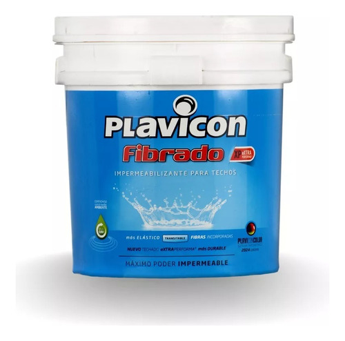 Plavicon Fibrado Impermeabilizante X 10lts Pint 