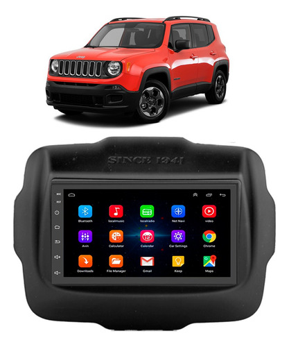 Kit Multimidia Android Renegade 2015 A 2021 7 Polegadas Tv