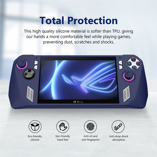 Para La Consola De Juegos Portátil Rog Ally Silicone Pro Con