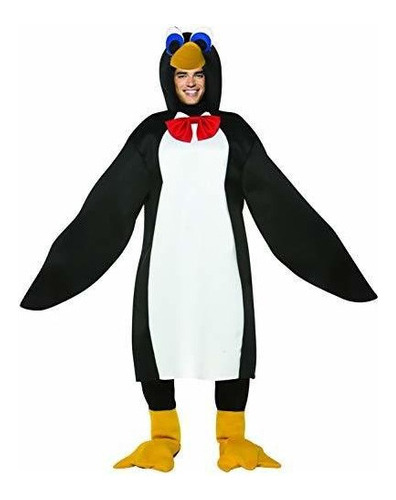 Disfraz De Pingüino Ligero Rasta Imposta, Negro / Blanco, T