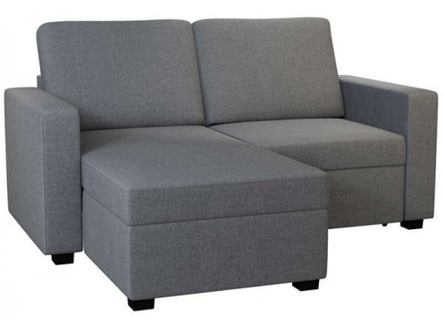 Swell Sofacama Esquinero Estilo Moderno Color Gris Claro