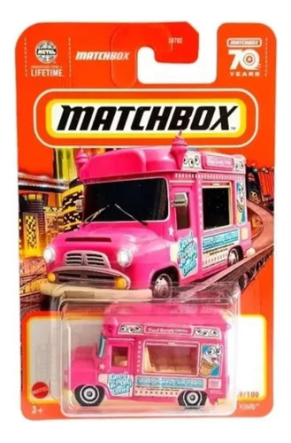 Genial Camion De Helados Ice Cream King Matchbox Coleccion