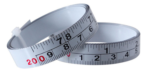 Fita Métrica De Metal Com Suporte, Régua De Bancada 2m R