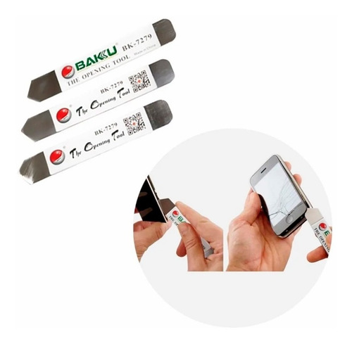 Espatula Metalica P/abrir Pantallas , Lcd Touch Bk 7279 Baku