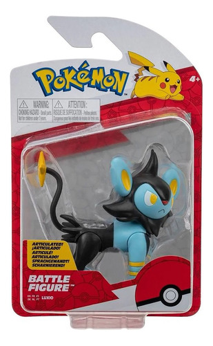 Pokemon Battle Luxio De 3 Pulgadas Nuevo Original