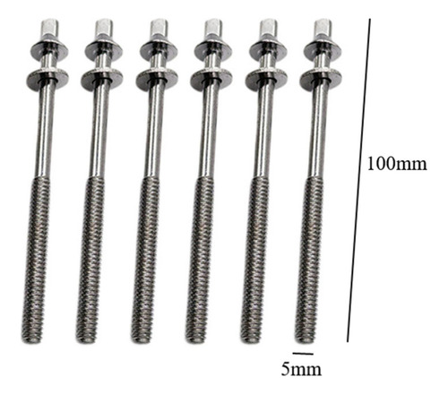 Varillas De Tensión De Tambor, Tornillos De M5x100mm