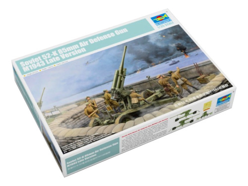 Soviet 52-k 85mm Air Defense Gun Trumpeter 02342 1:35