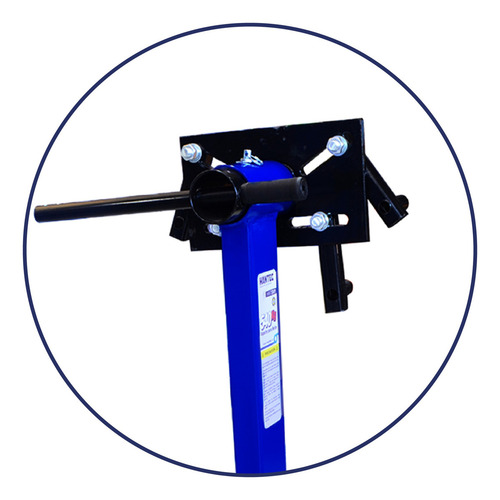 Pluma Para Motor 2 Ton + Soporte Motor 500 Kg Hantec Color Azul, Uso Rudo Profesional, Carga de Motor, Taller Mecánico
