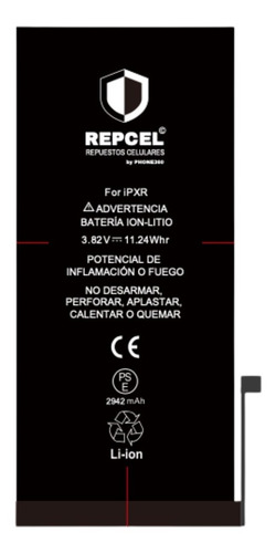 Imagen 2 de 4 de Bateria iPhone XR Certificada + Pegamento / Phone 360