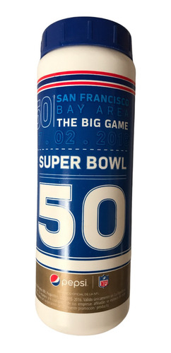 Pepsilindro Superbowl 50 San Francisco 49ers Nfl Sin Popote