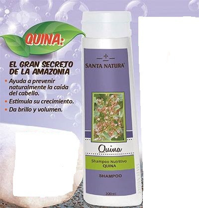 Shampoo Natural De Quina Santa Natura