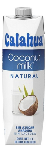 Alimento Líquido De Coco Calahua Coconut Milk Natural 1 L
