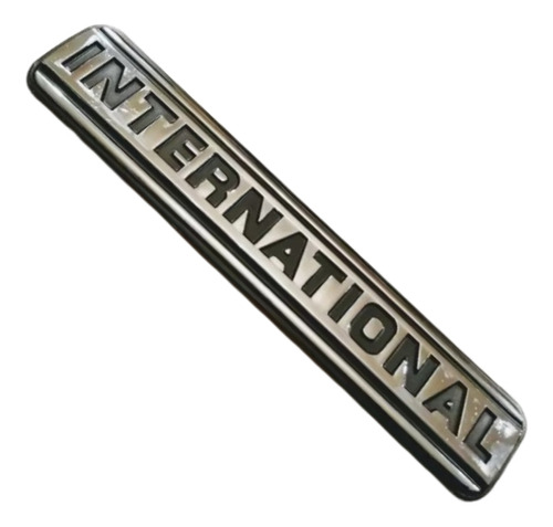 Emblema Placa Lateral Tractocamion International Cromada
