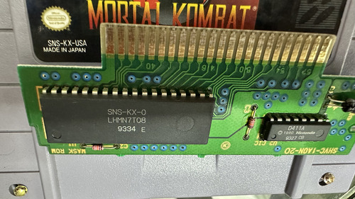 Mortal Kombat Snes Súper Nintendo Original (Reacondicionado)