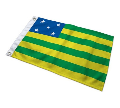 Bandeira Estado Goias 22x33cm - Barcos E Lanchas