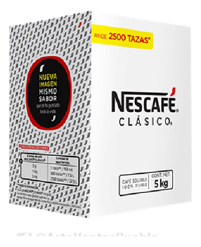5 Kg De Nescafe Clasico En Polvo