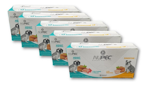 Nupec Digestive Y Weight Control Pack De 20 Latas